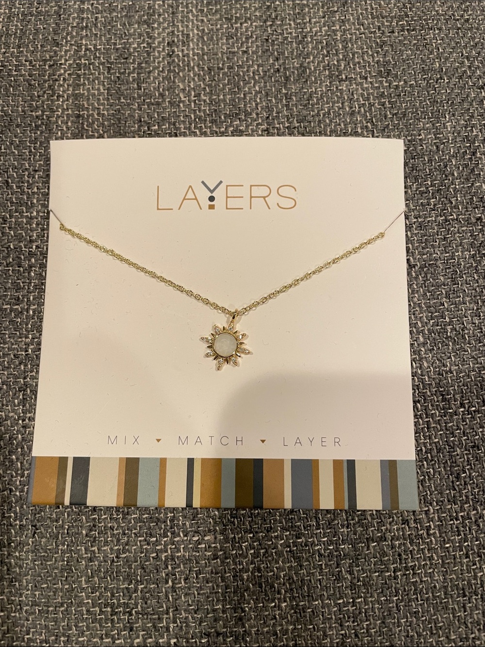 Gold Sunburst Necklace